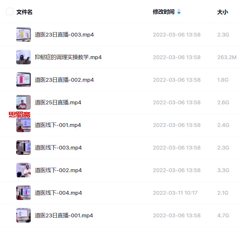 邵氏道医上古医术9个视频