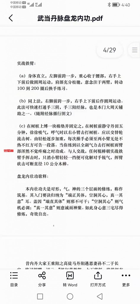 森永《武当丹脉盘龙内功》视频+课件