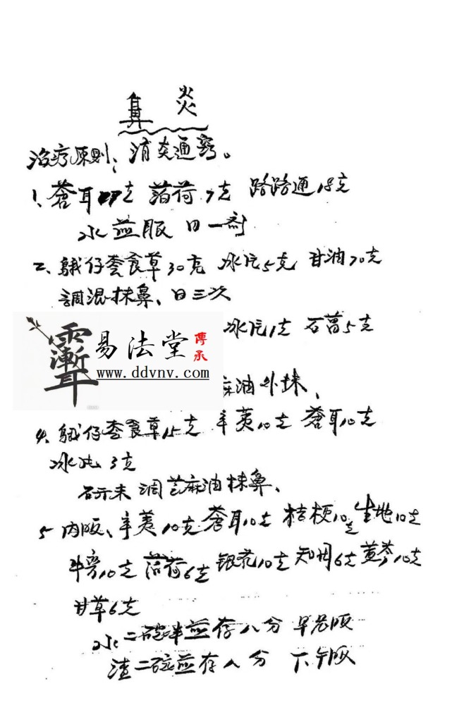 杨清丰医生手稿，中医祖传秘籍。电子书，一千多页。医学好东西